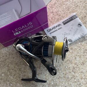 Daiwa Legalis LT 6000D Spinning Reel - Yellow Line